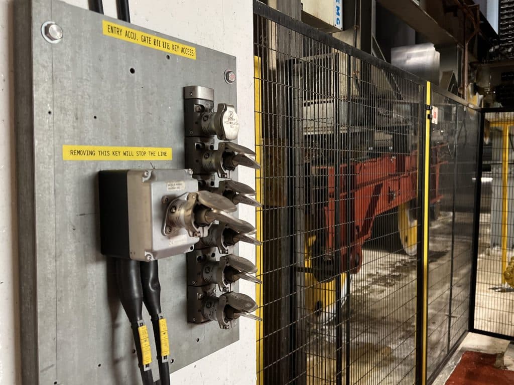 mGard trapped key interlock installed at Tata Steel site.