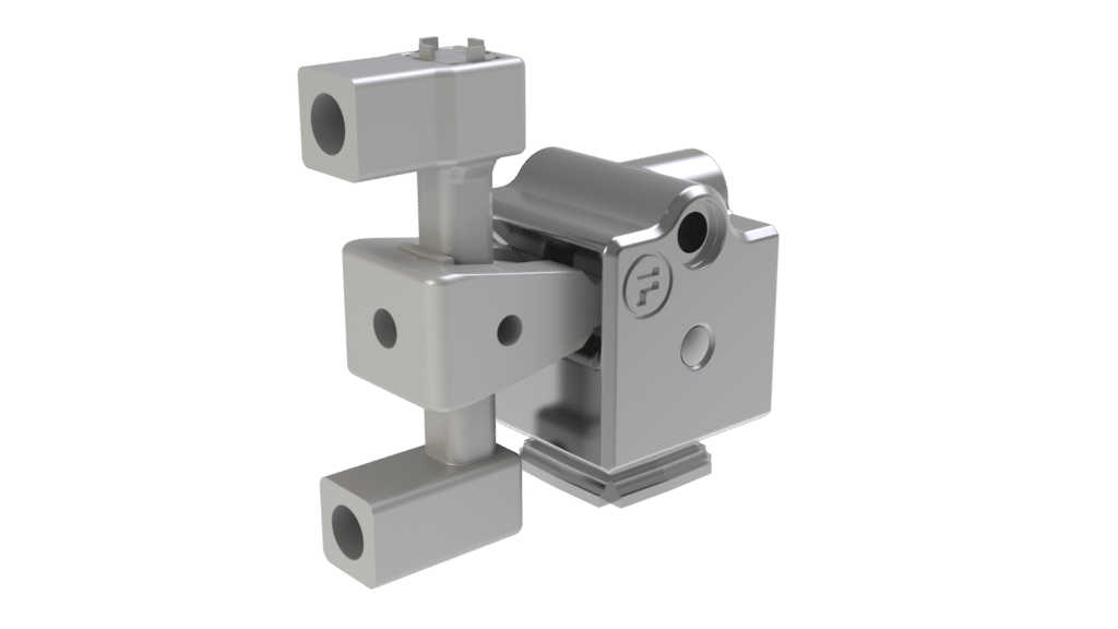 TA actuator installed on an S6 head from amGardpro, showcasing secure interlock engagement.