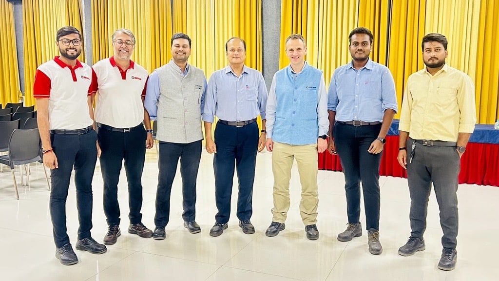 Remlive and Fortress team touring India to introduce product range.