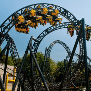 Safety interlock installed on access point of The Smiler rollercoaster at Alton Towers