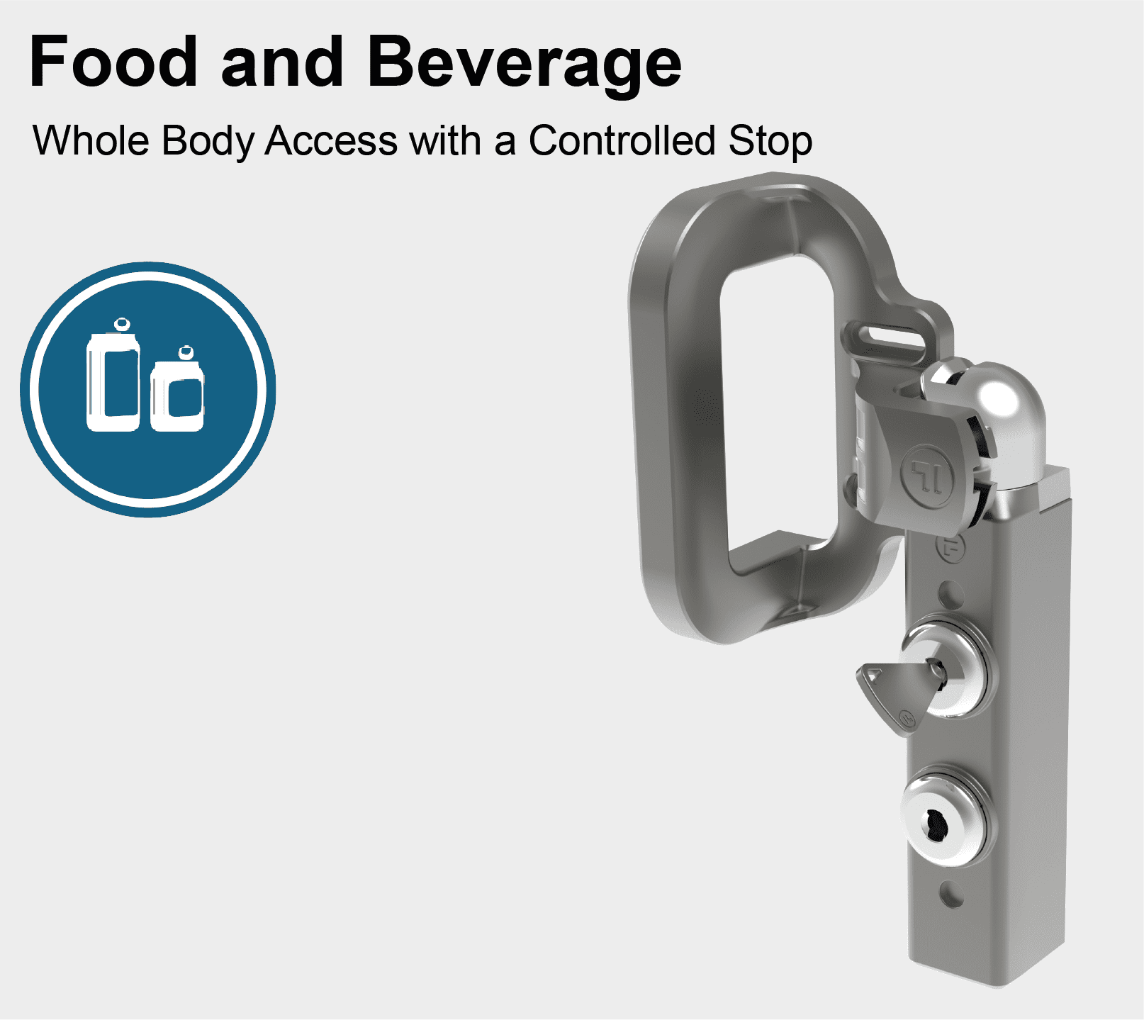 Food and Beverage – Mechanical Only Whole Body Access With a Controlled Stop