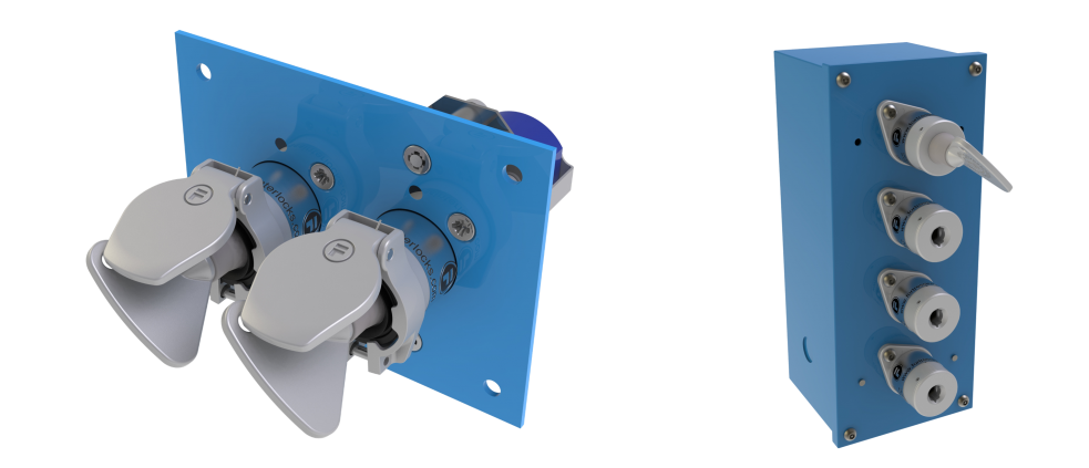 Schlüsselsymbol für spritzwassergeschützte Kontrollschalter und  spritzwassergeschützte beleuchtbare Drucktaster